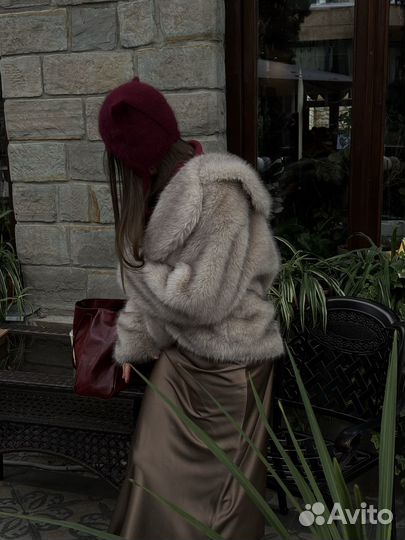 Шуба искуственная короткая