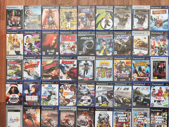 Огромная Коллекция Игр Для Sony PS2