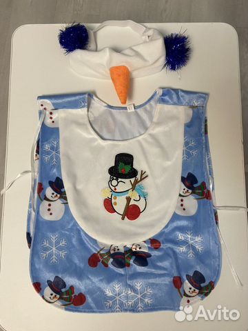 Костюм снеговика 3-5лет