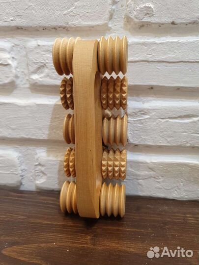 Массажер для тела деревянный ручной
