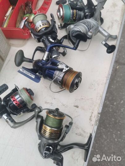Катушка рыболовная и воблеры