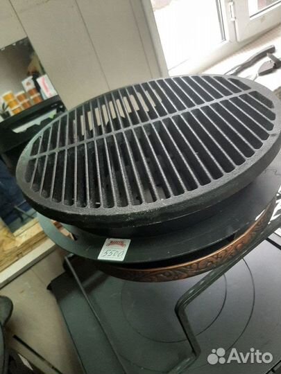 Чугунная решетка круглая