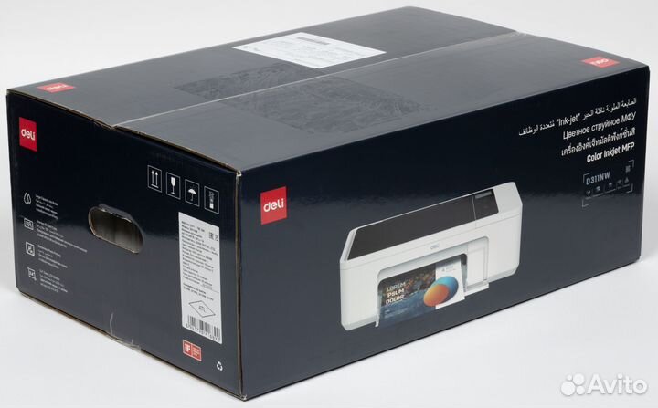 Мфу Струйное Deli D311NW, USB, Wi-Fi, снпч, бу