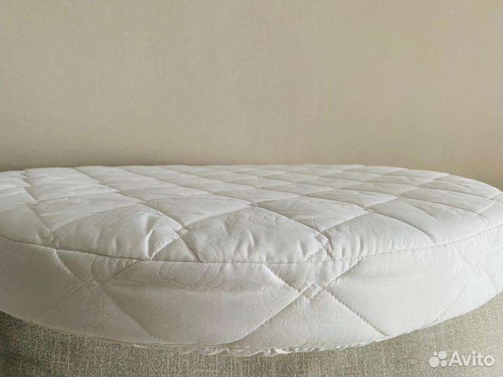 Круглый матрас для кроватки трансформер