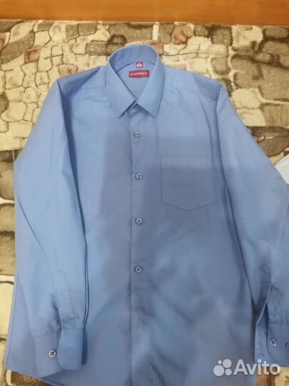 Рубашки школьные 128-134