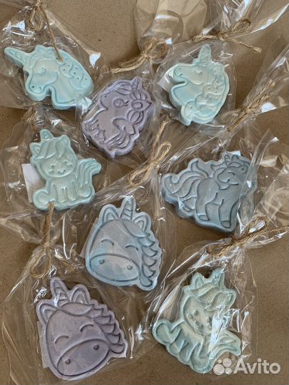 Твердая пена для ванны единороги