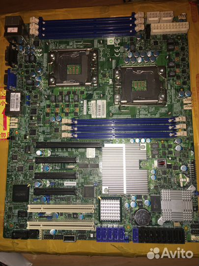 Материнская плата+xeon 5680*2+16гб*2
