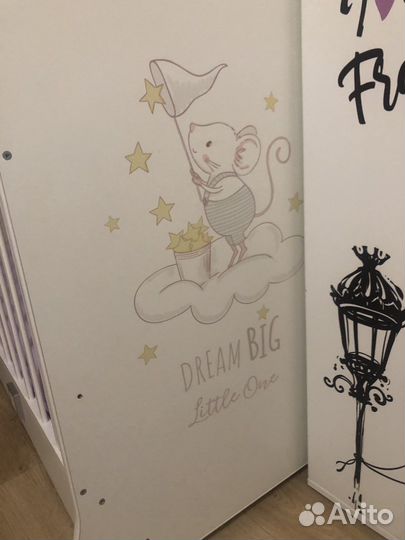 Детская кровать с матрасом