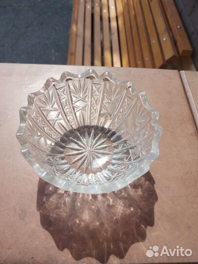 Салатник хрустальный