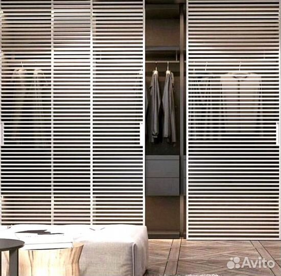 Раздвижная реечная дверь