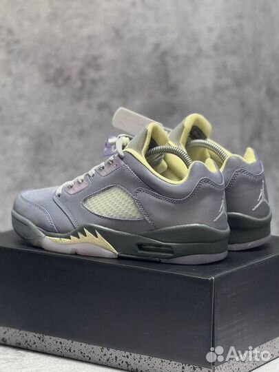 Кроссовки Nike PSG x Air Jordan 5 Low (Арт.29378)