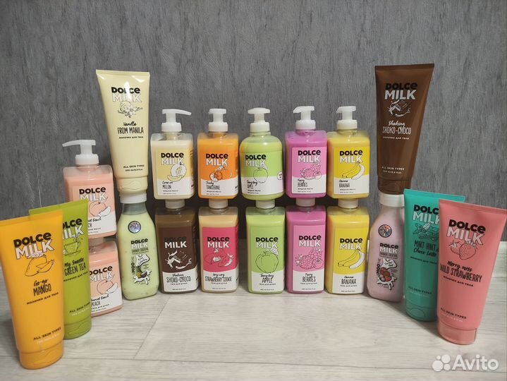 Гель для душа, жидкое мыло Dolce milk новые