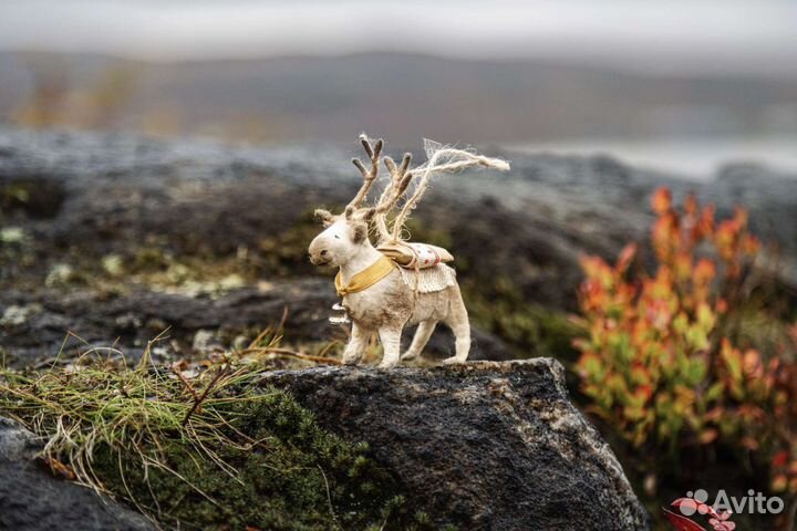 Ватная игрушка Олень