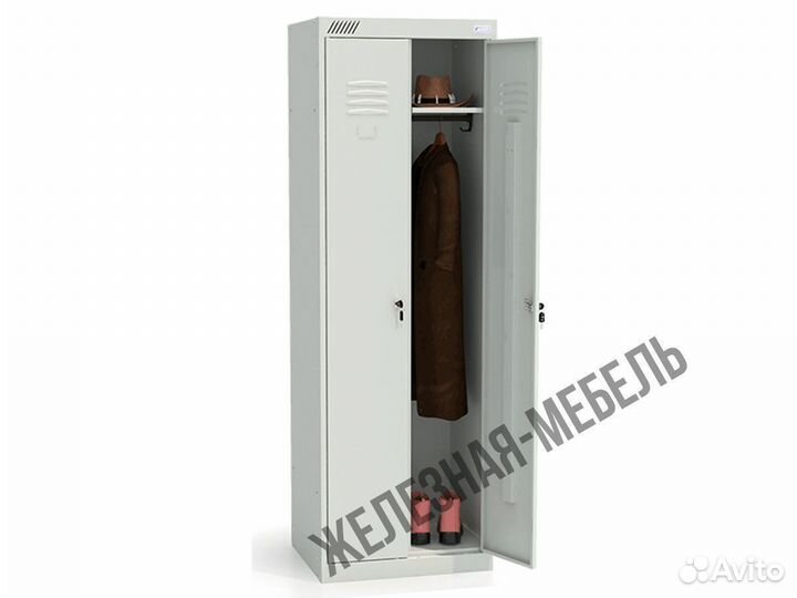 Шкаф для раздевалок шрк-22-600 на 2 секции