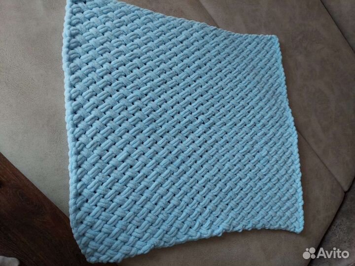 Плед вязаный