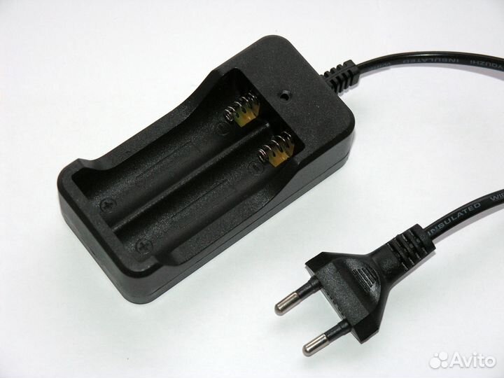 Сетевое зарядное устройство для 18650 на 2 аккумул
