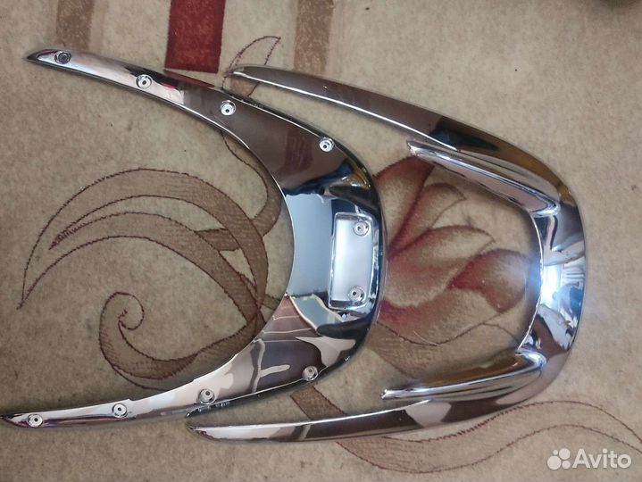 Спойлер в сборе хром хвост Honda Joker 50 90