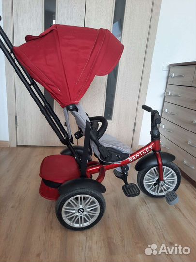 Коляска прогулочная - велосипед с ручкой