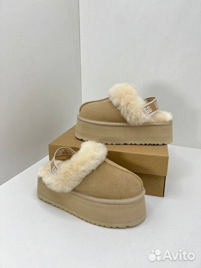 Тапочки UGG Funkette На Резинке Размеры 36-40