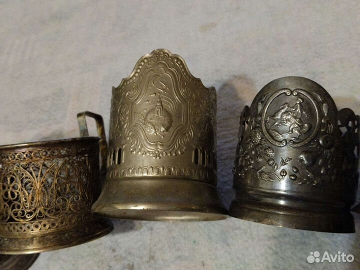 Подстаканник мельхиор СССР