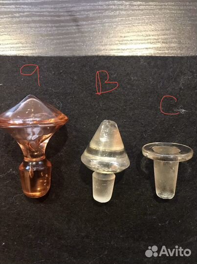 Пробки от старинных флаконов (царизм, СССР)