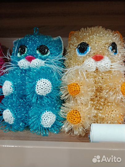 Мочалки игрушки ручная работа