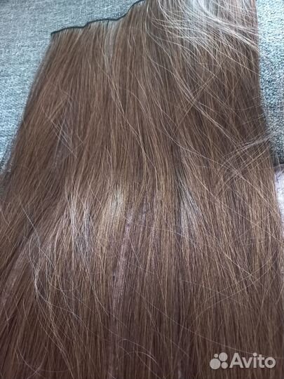 Волосы на заколках