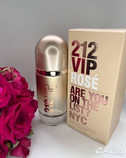 Парфюм Carolina Herrera 212 VIP Rose 80ml (Euro)