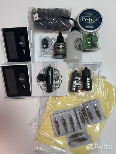 Тату машинка Бурлак Solo Pro + набор