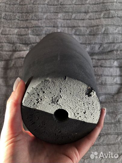 Цветочный горшок графит 2,2 литра