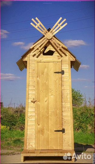 Уличный туалет домик с установкой эрэ 915