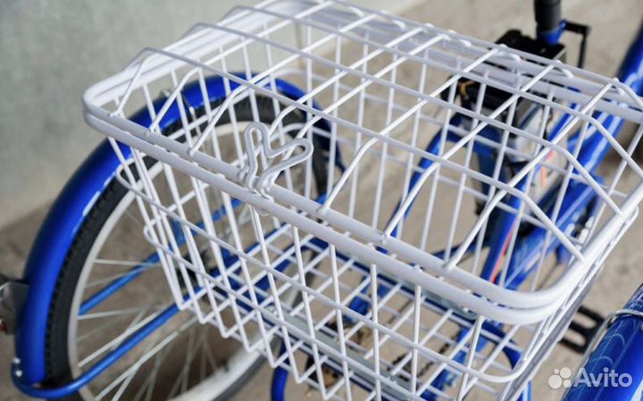 Электровелосипед трехколесный Чемпион Рвз (Синий)