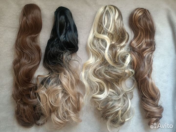 Продаются шиньоны накладные волосы на заколках