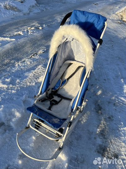 Коляска санки