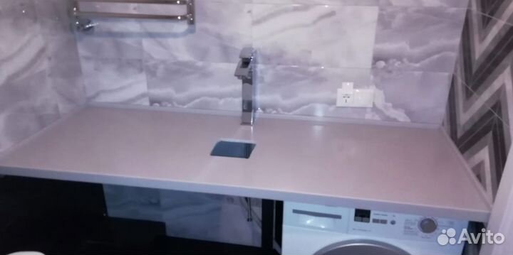 Столешница в ванную из акрила от производителя