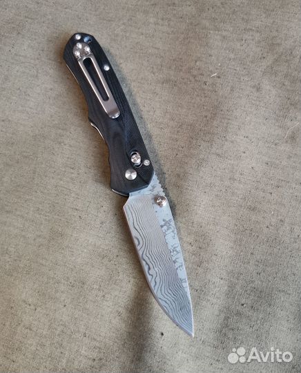 Нож складной K740C VN PRO (Enlan), Дамаск