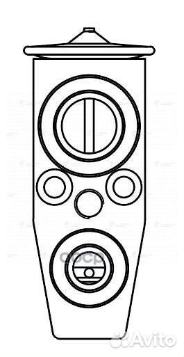 Клапан расш. кондиционера (трв) Chevrolet Aveo