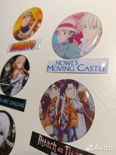 3D наклейки Аниме