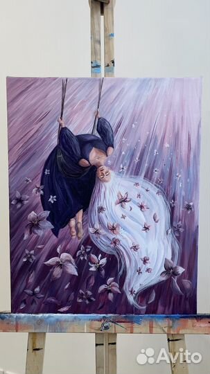Картина на холсте акрилом
