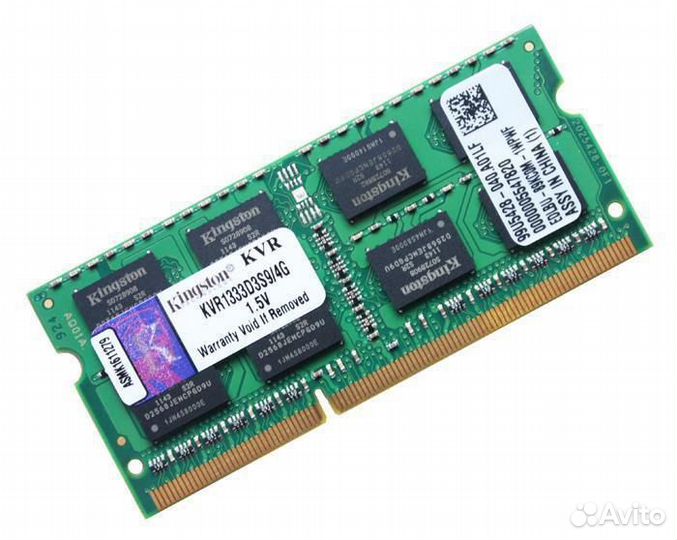 Оперативная память для ноутбука SO-dimm DDR3, 4 Гб