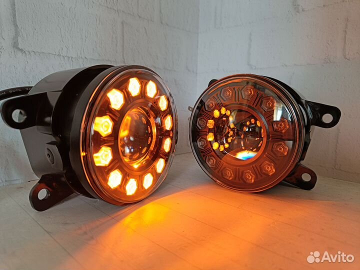 Универсальные линзованные LED птф + дхо