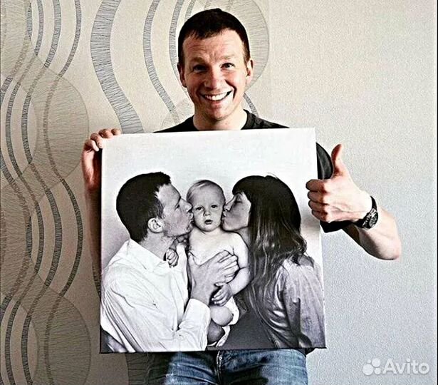 Портрет на холсте 30х40