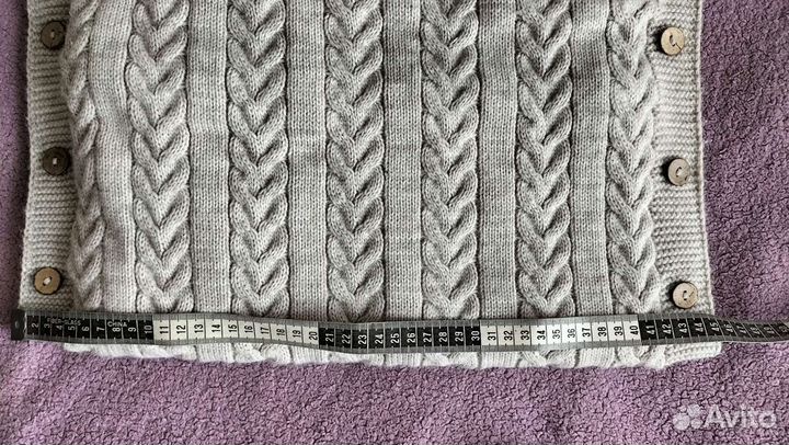 Конверт вязаный для малыша