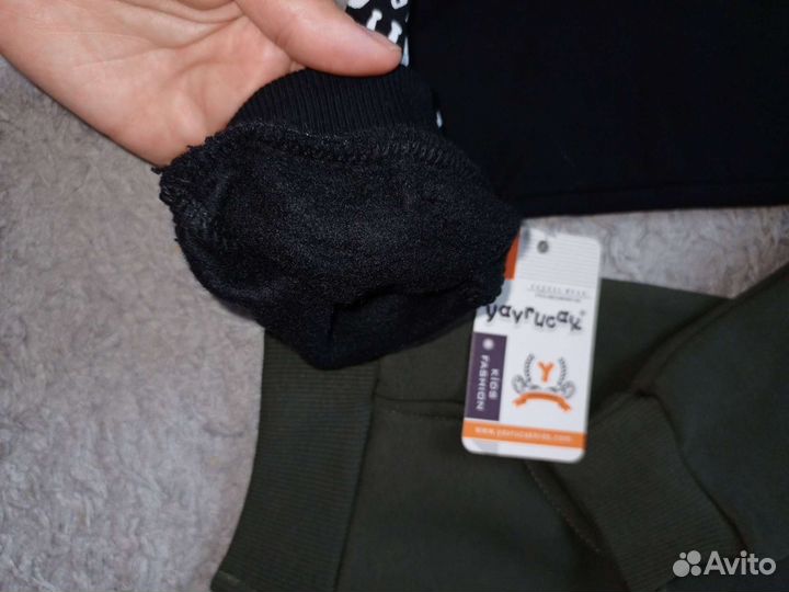 Новый утепленный костюм тройка 116 размер