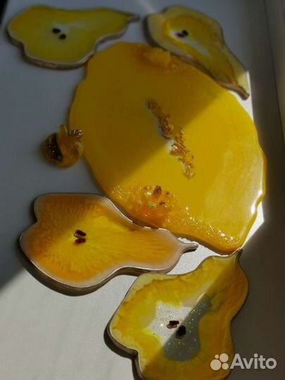 Блюдо из эпоксидной смолы