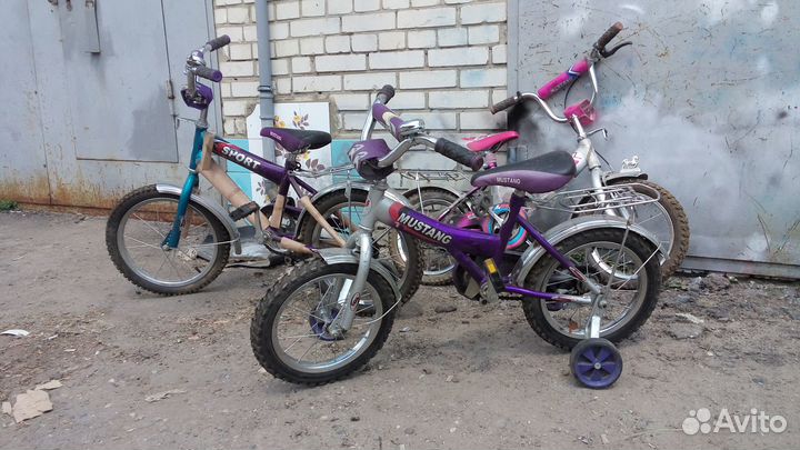 Новый детский велосипед с колесами 16 дюймов