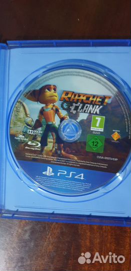 Ratchet and clank ps4 диск
