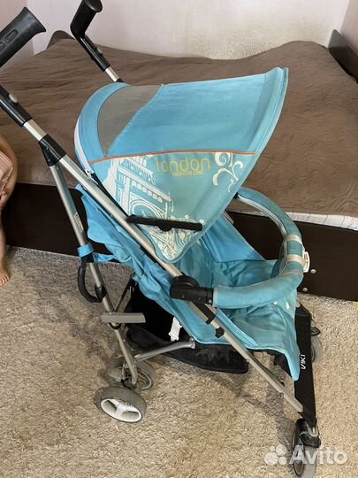 Коляска прогулка трость