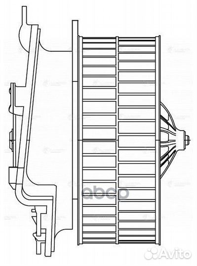 Мотор отопителя BMW 7 E65/E66 01- LFh 2665 luzar