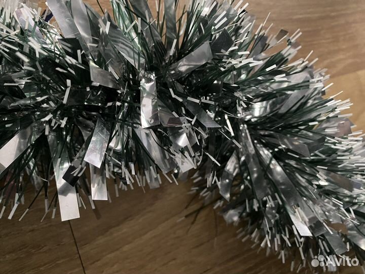 Новогодние украшения гирлянда-сетка